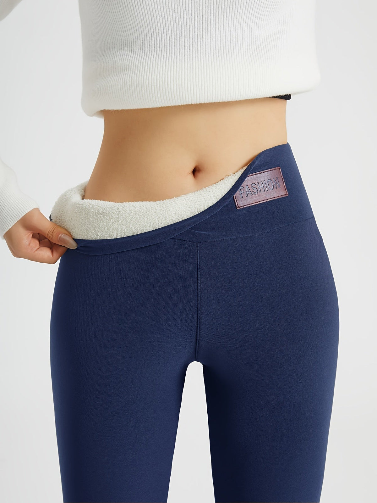 Alpine Women's Fleece-Lined Leggings — High Waist Thermal Winter Leggings 14