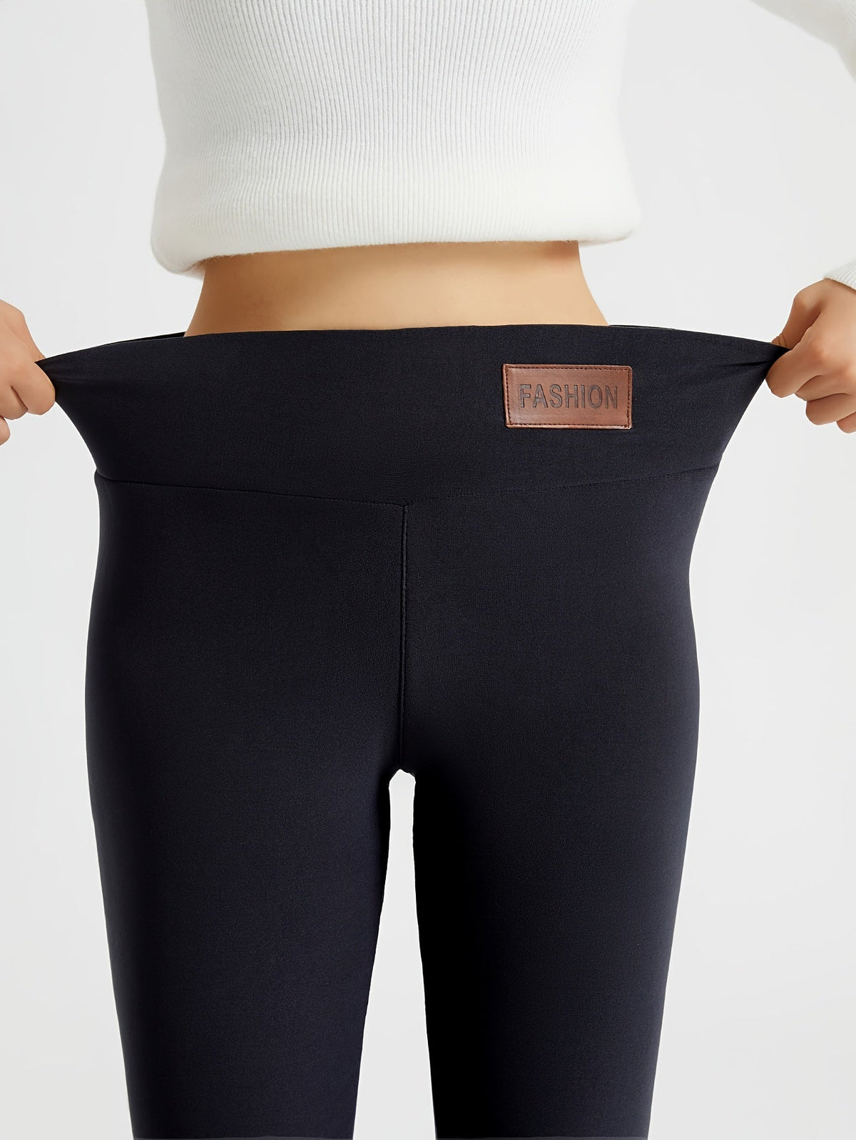 Alpine Women's Fleece-Lined Leggings — High Waist Thermal Winter Leggings 8