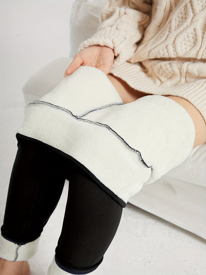 Alpine Women's Fleece-Lined Leggings — High Waist Thermal Winter Leggings 9