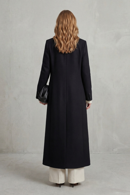 Belgravia Women's Tailored Long Coat — Structured Fit Winter Coat 4