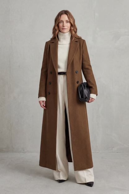 Belgravia Women's Tailored Long Coat — Structured Fit Winter Coat 6