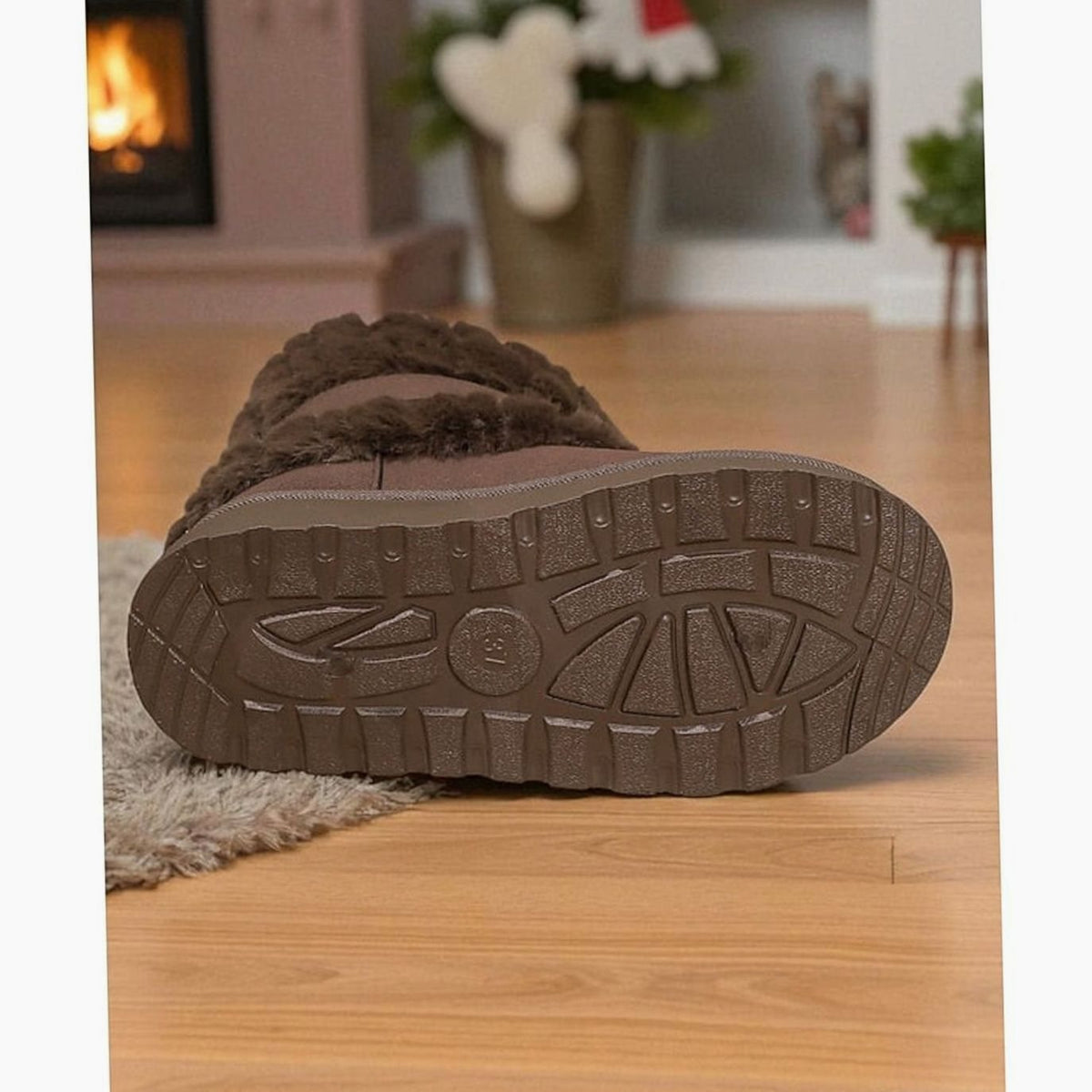 Cairngorm Women's Slip-On Snow Boots — Faux Fur Trim Winter Boots 4