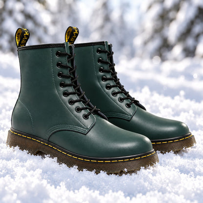 Camden Lace-Up Combat Boots — Unisex 8-Eyelet Chunky Sole, 6 Colours 11