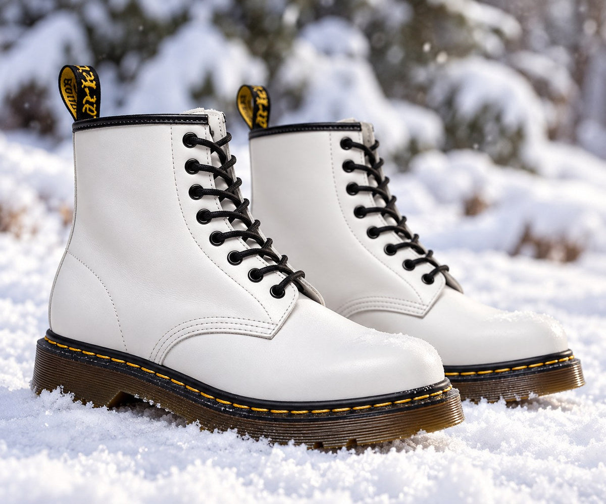 Camden Lace-Up Combat Boots — Unisex 8-Eyelet Chunky Sole, 6 Colours 12
