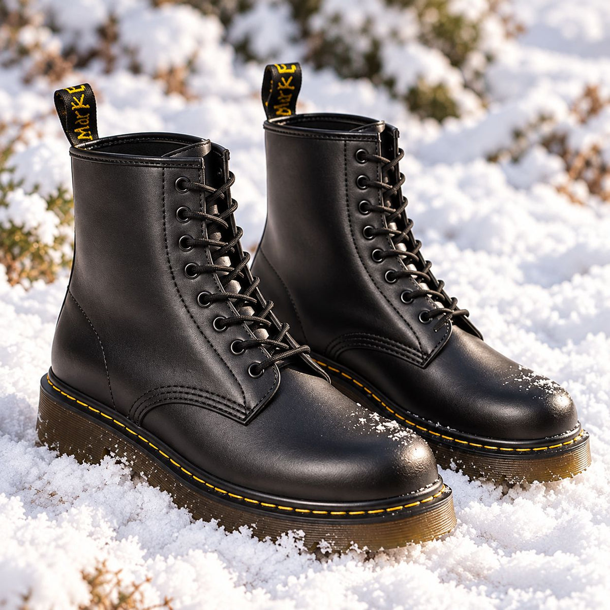 Camden Lace-Up Combat Boots — Unisex 8-Eyelet Chunky Sole, 6 Colours 2