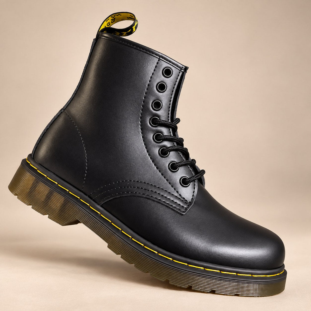 Camden Lace-Up Combat Boots — Unisex 8-Eyelet Chunky Sole, 6 Colours 4