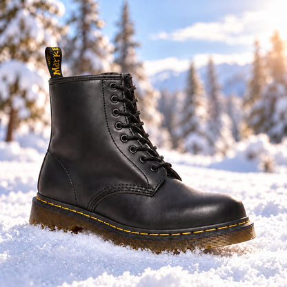 Camden Lace-Up Combat Boots — Unisex 8-Eyelet Chunky Sole, 6 Colours 1