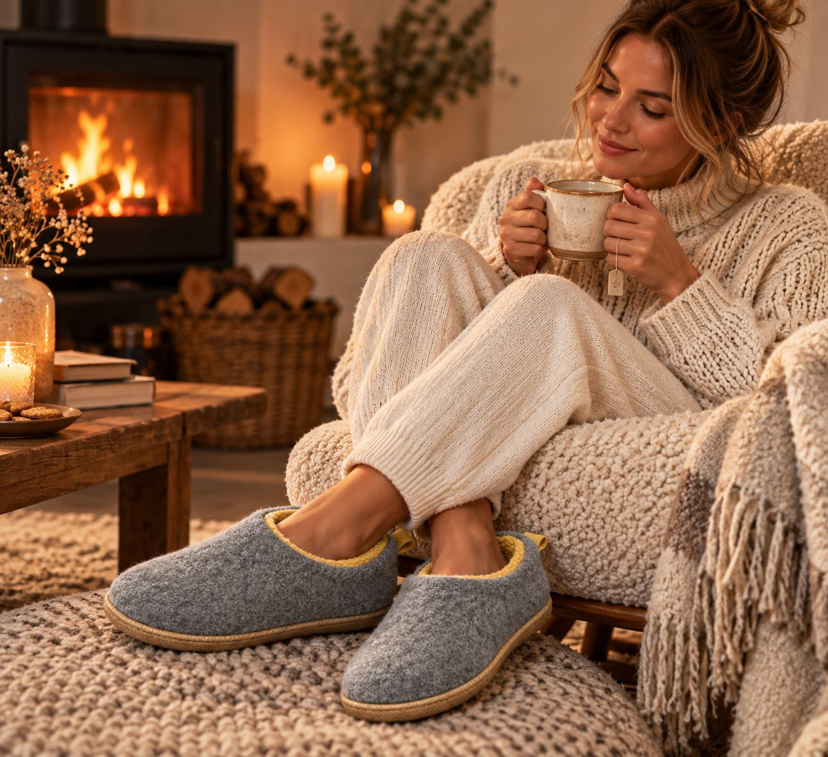Cosy Step Orthopedic Slippers — Unisex Fleece-Lined Supportive House Shoes 7