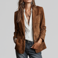 Fern Suede-Touch Women's Blazer — Tailored Relaxed Fit 1