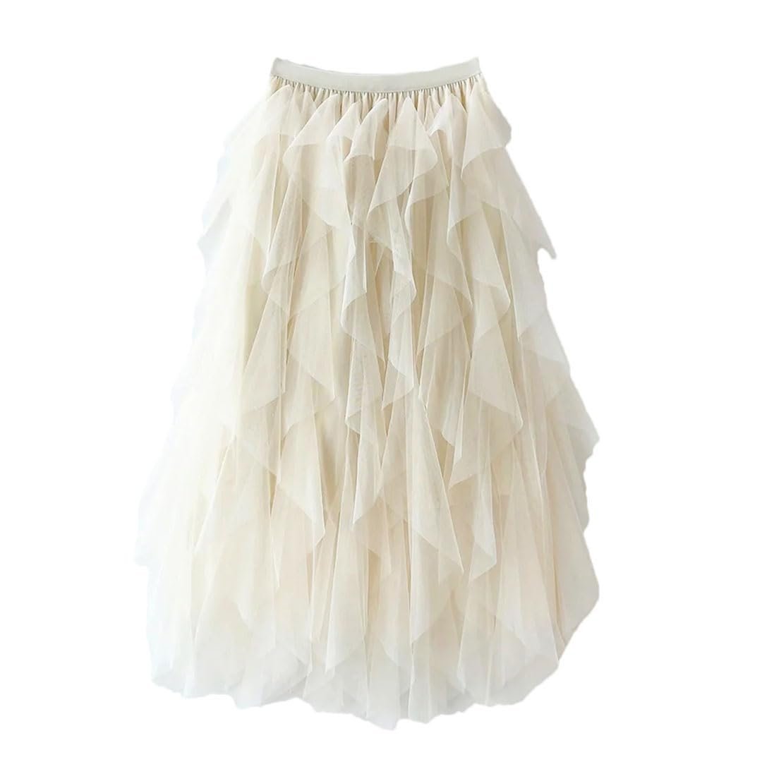 Flowing Midi Skirt — Elegant Draped Silhouette Relaxed Fit 10
