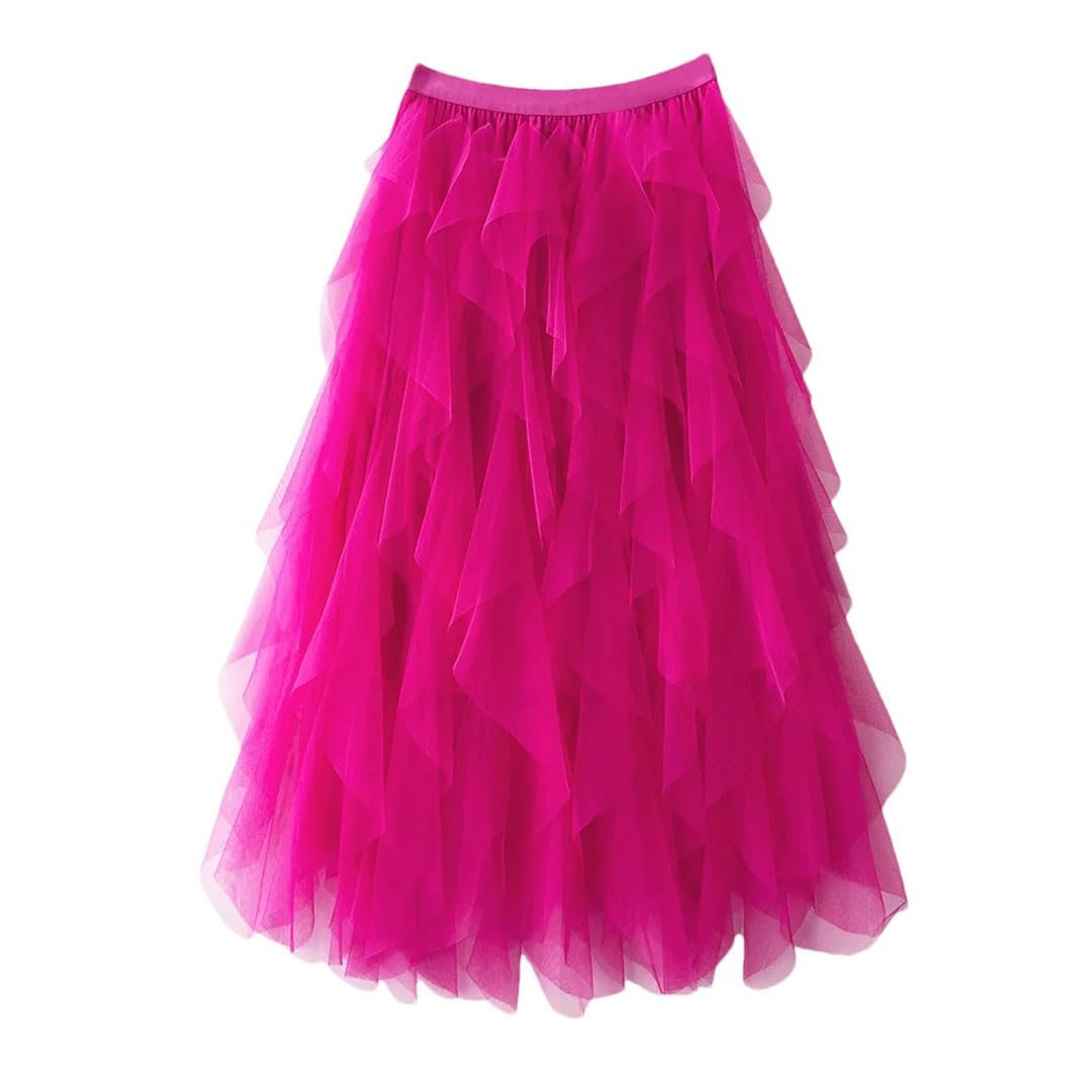 Flowing Midi Skirt — Elegant Draped Silhouette Relaxed Fit 4