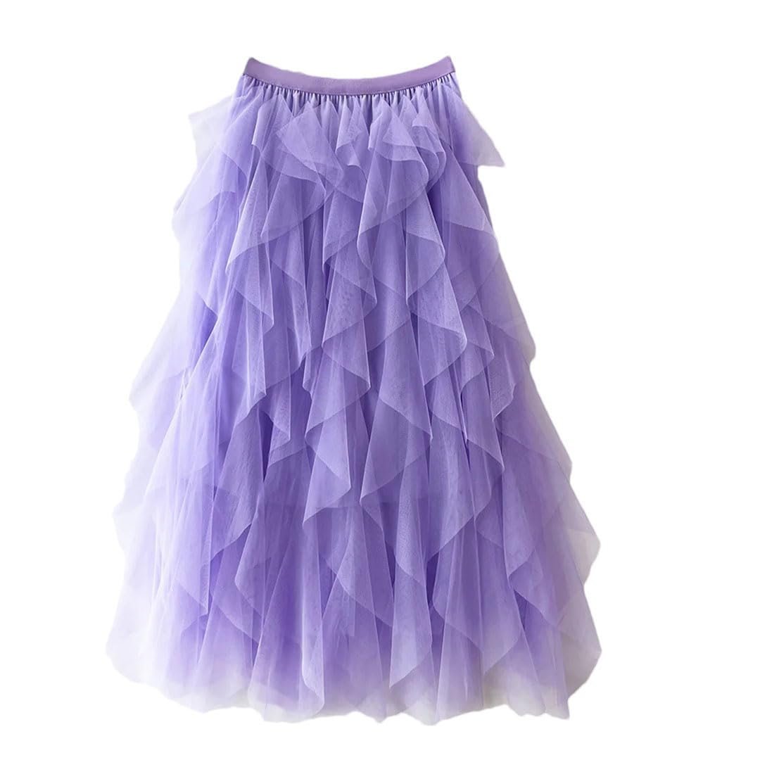 Flowing Midi Skirt — Elegant Draped Silhouette Relaxed Fit 5