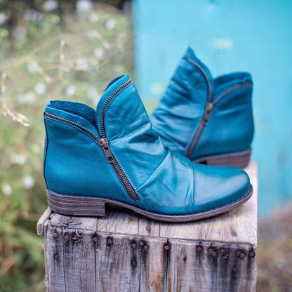 Fulham Women's Zip-Up Ankle Boots — Sleek Autumn Boots 13