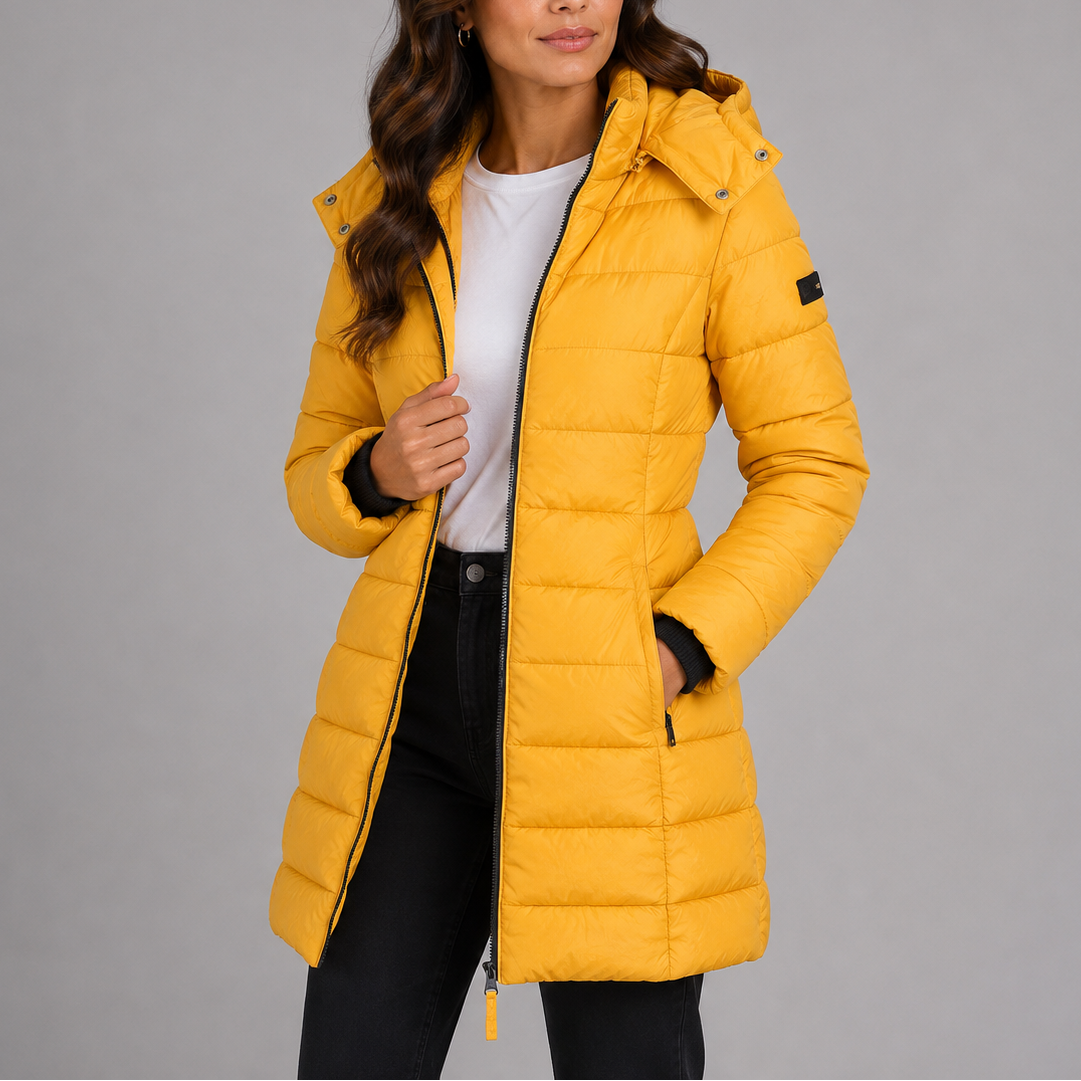 Hampstead Women's Long Hooded Puffer Coat — Insulated Winter Coat 13