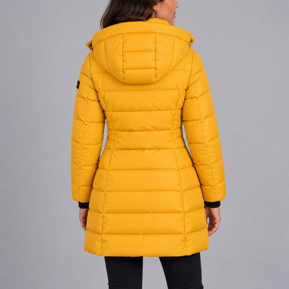 Hampstead Women's Long Hooded Puffer Coat — Insulated Winter Coat 14