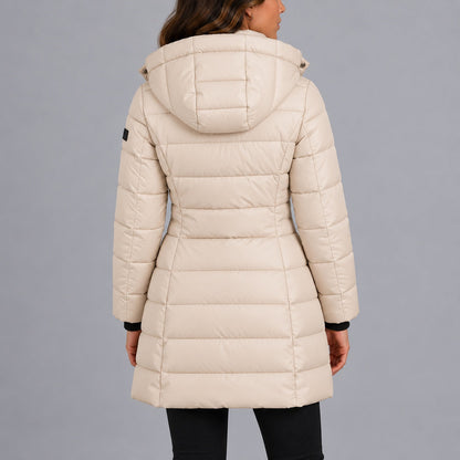 Hampstead Women's Long Hooded Puffer Coat — Insulated Winter Coat 18