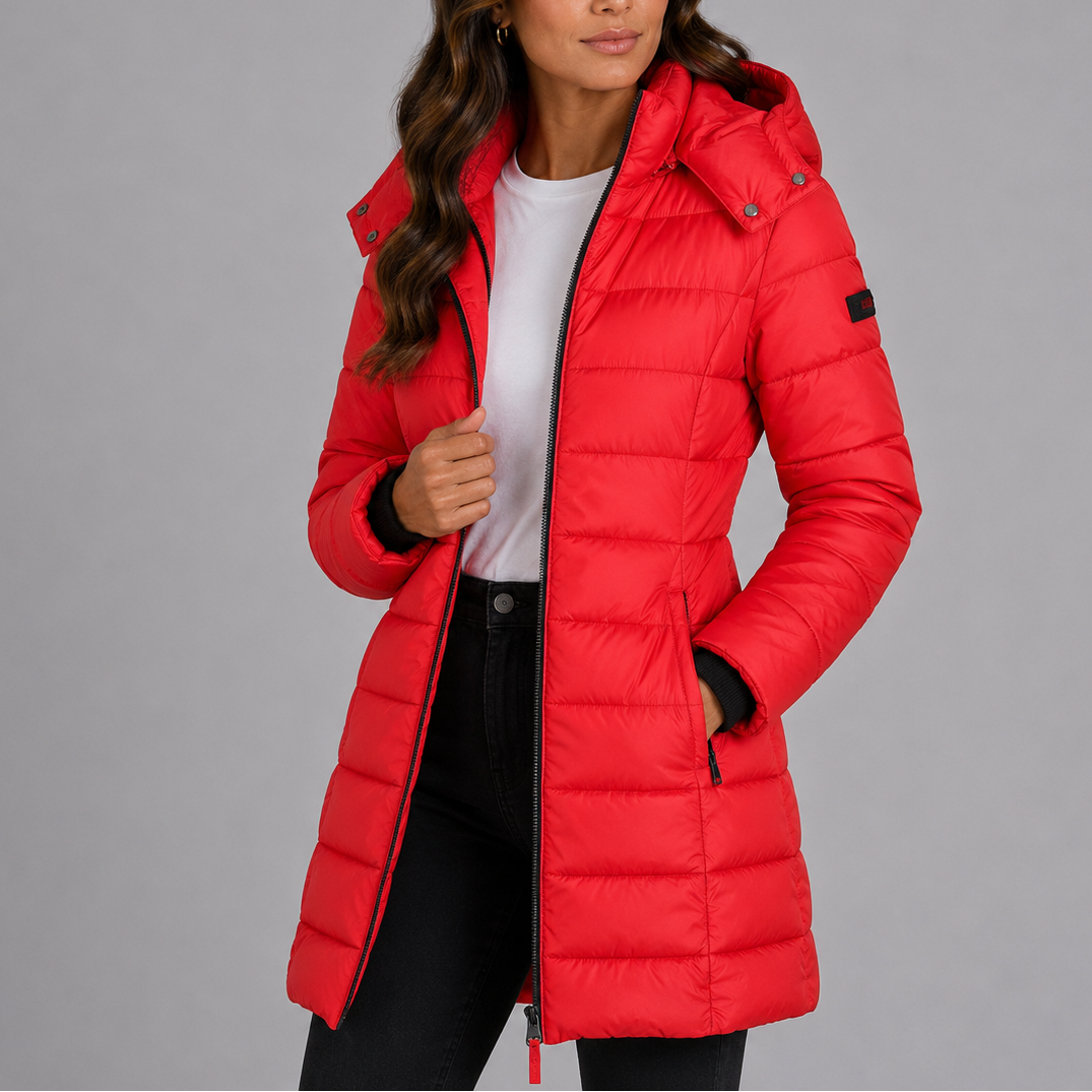 Hampstead Women's Long Hooded Puffer Coat — Insulated Winter Coat 19