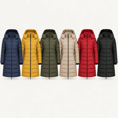 Hampstead Women's Long Hooded Puffer Coat — Insulated Winter Coat 2
