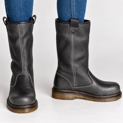 Harrogate Women's Mid-Calf Winter Boots — Faux Leather, Fleece-Lined 5