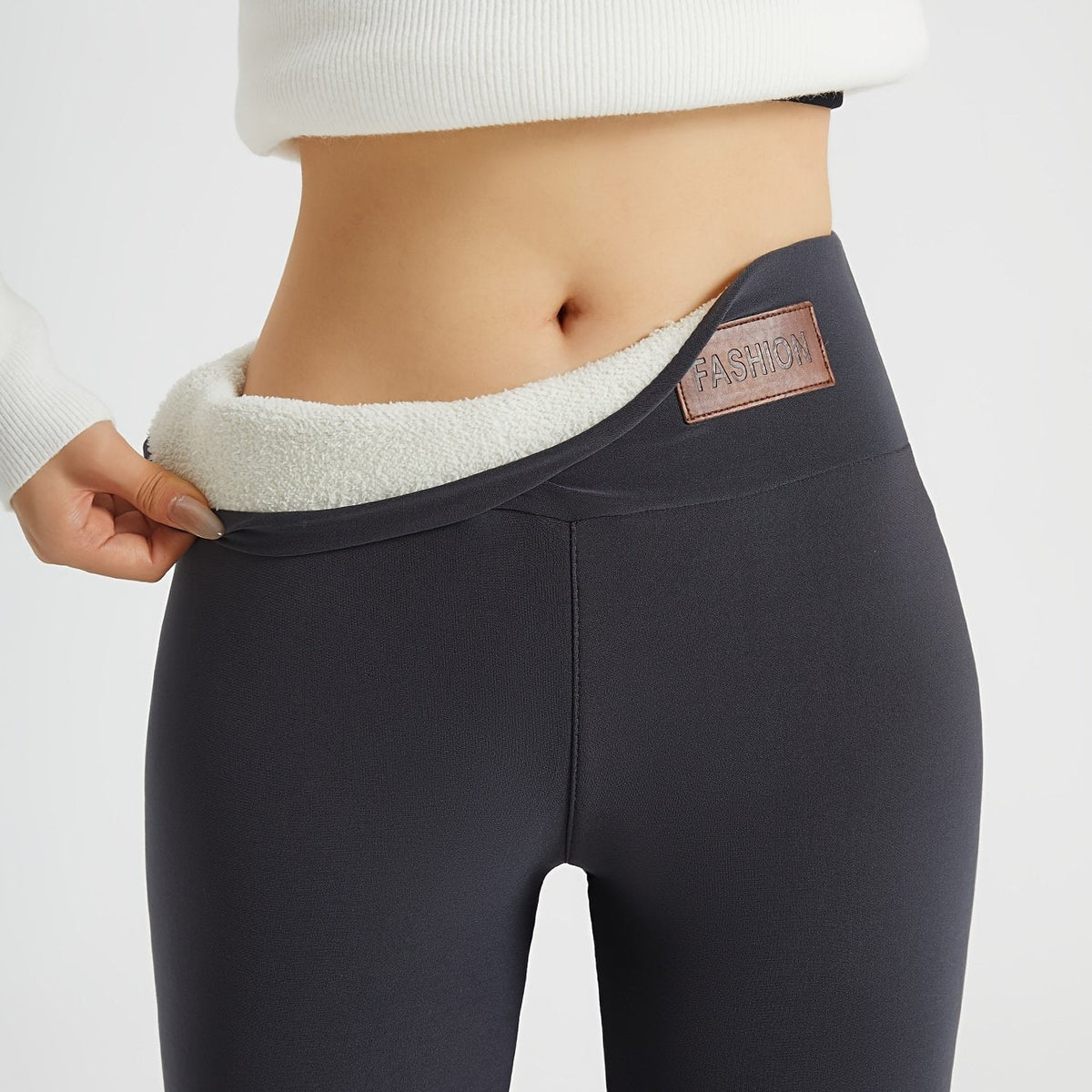 High-Waist Fleece-Lined Winter Leggings — Warm & Stretchy 20