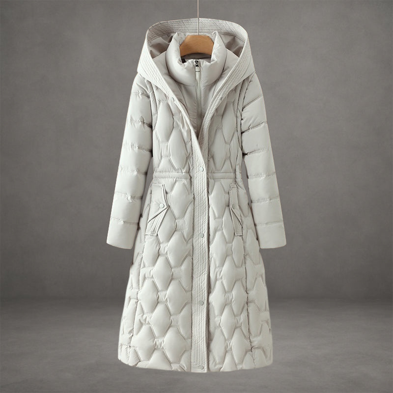 Longline Hooded Puffer Coat — Waterproof Winter Coat 2