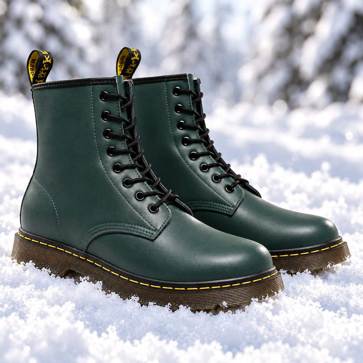 Marten Unisex Lace-Up Boots — 8-Eyelet, 6 Colours 11