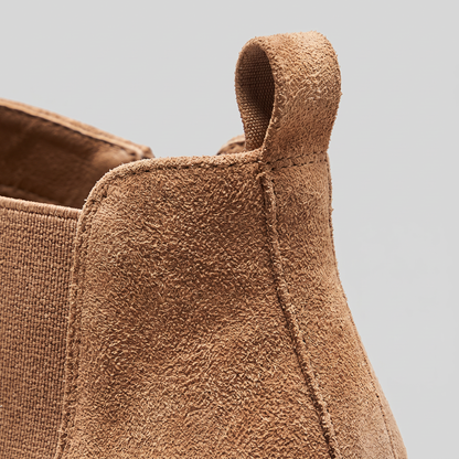 Notting Hill Women's Platform Chelsea Boots — Suede-Touch Pull-On 6