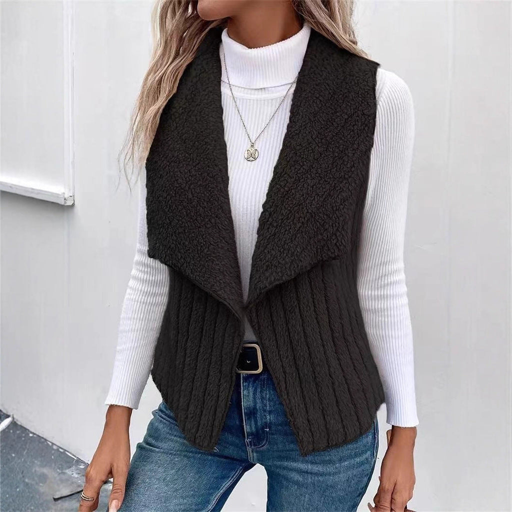 Open-Front Faux Fur Vest for Women — Soft & Cosy Gilet 3