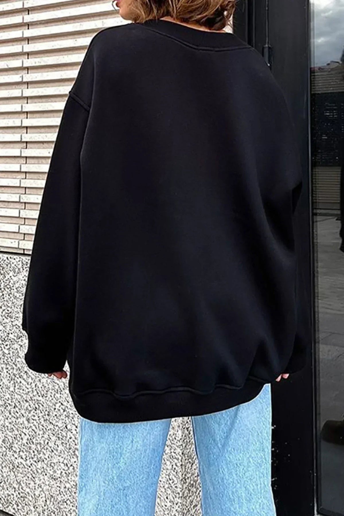 Kew Women's Oversized Crew Neck Sweatshirt — Super-Soft Relaxed Fit 11