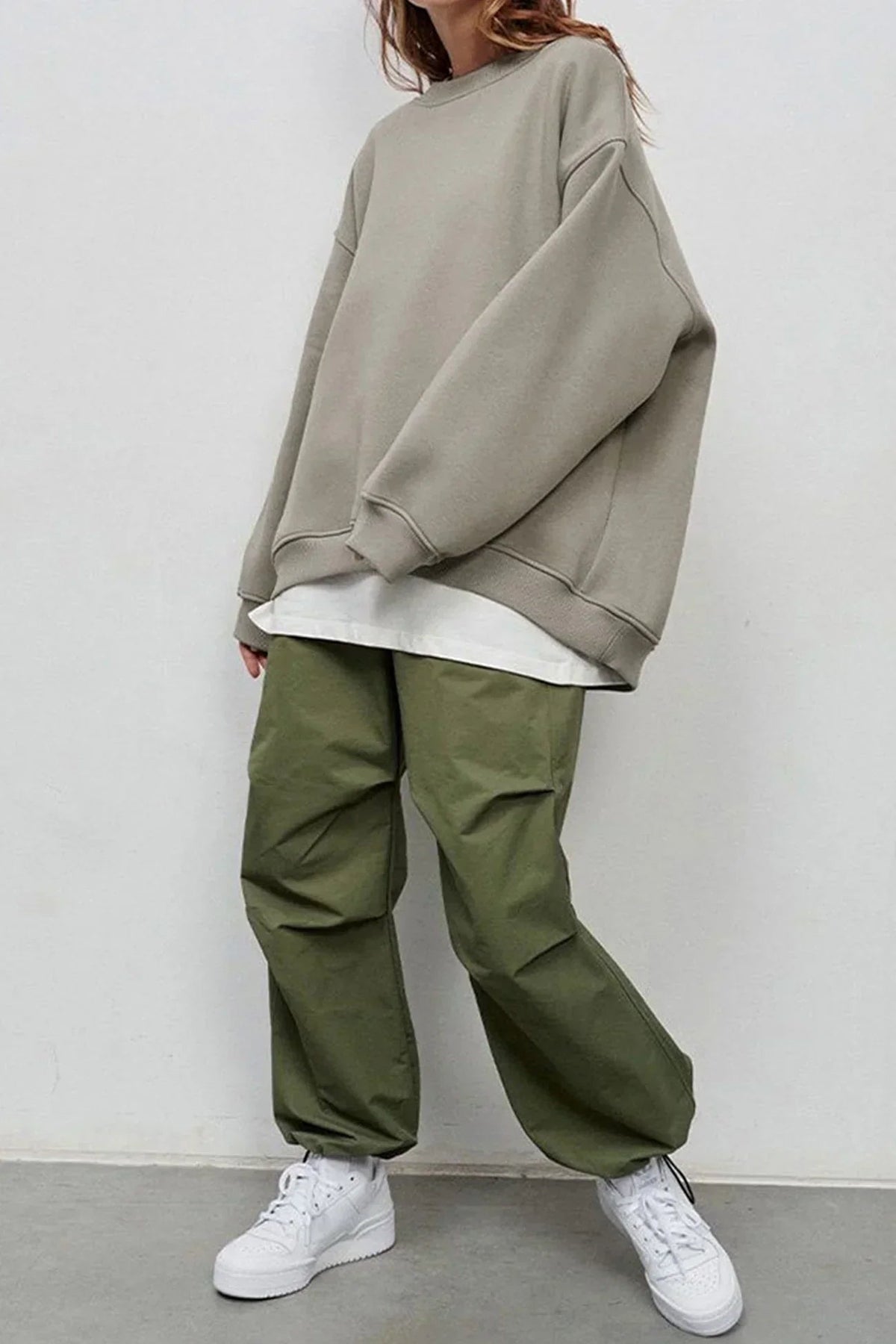Kew Women's Oversized Crew Neck Sweatshirt — Super-Soft Relaxed Fit 13