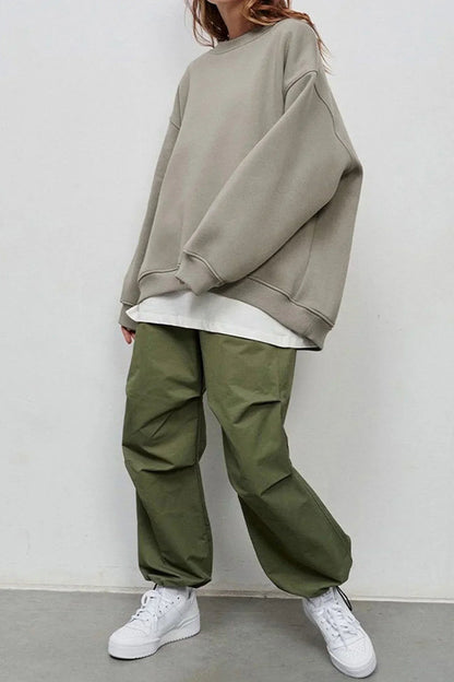 Kew Women's Oversized Crew Neck Sweatshirt — Super-Soft Relaxed Fit 13