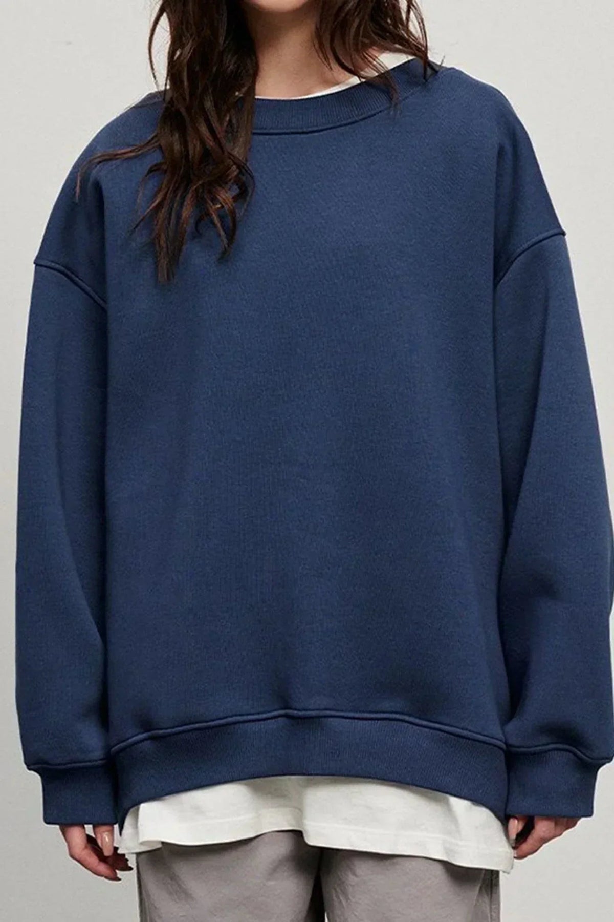 Kew Women's Oversized Crew Neck Sweatshirt — Super-Soft Relaxed Fit 4