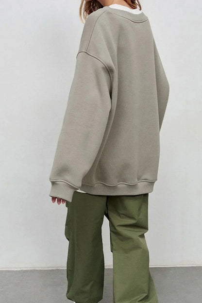 Kew Women's Oversized Crew Neck Sweatshirt — Super-Soft Relaxed Fit 7
