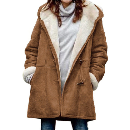 Paddington Women's Hooded Duffle Coat — Warm Lined, Toggle Buttons 2