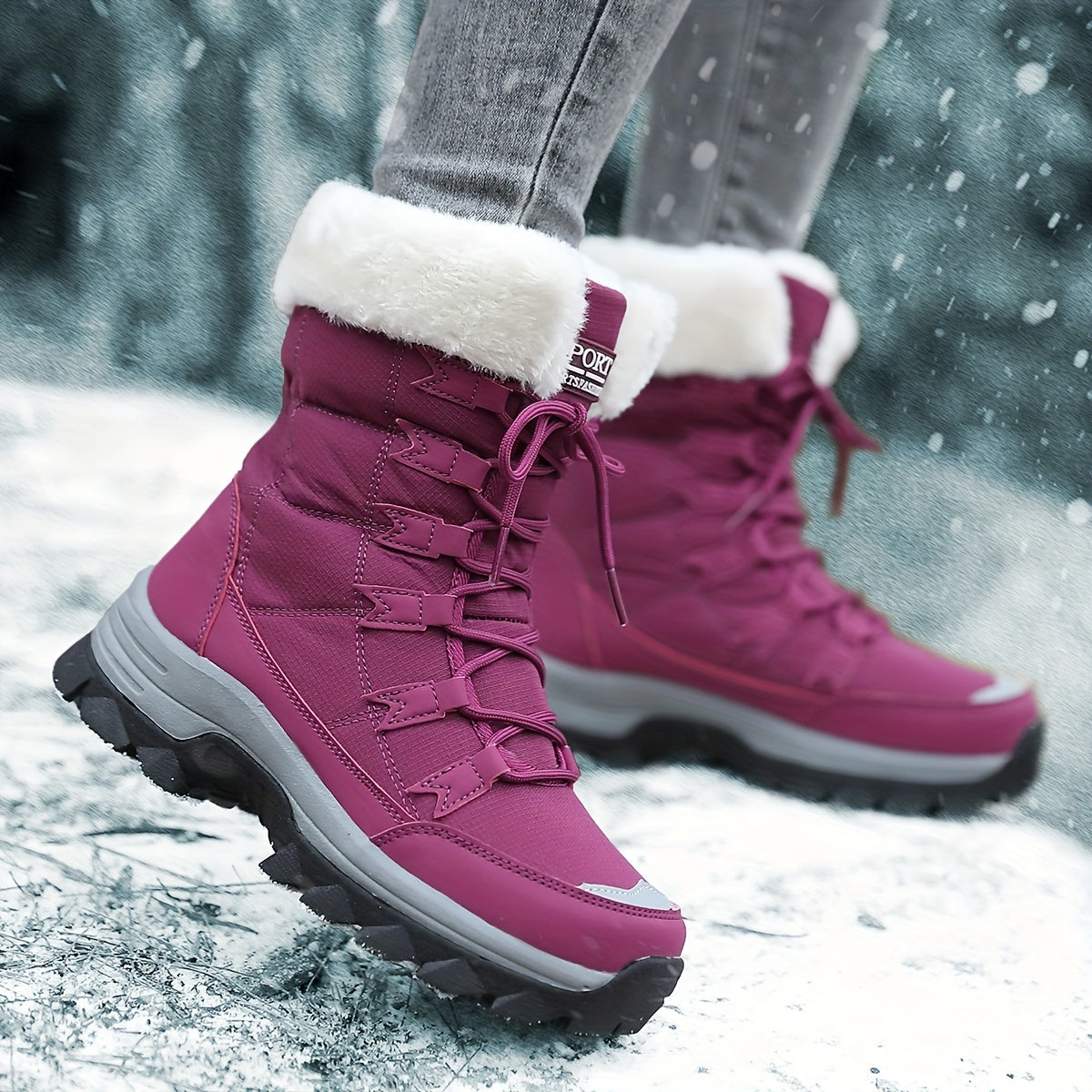 Peak Women's Waterproof Winter Boots — Insulated, Non-Slip Sole 12