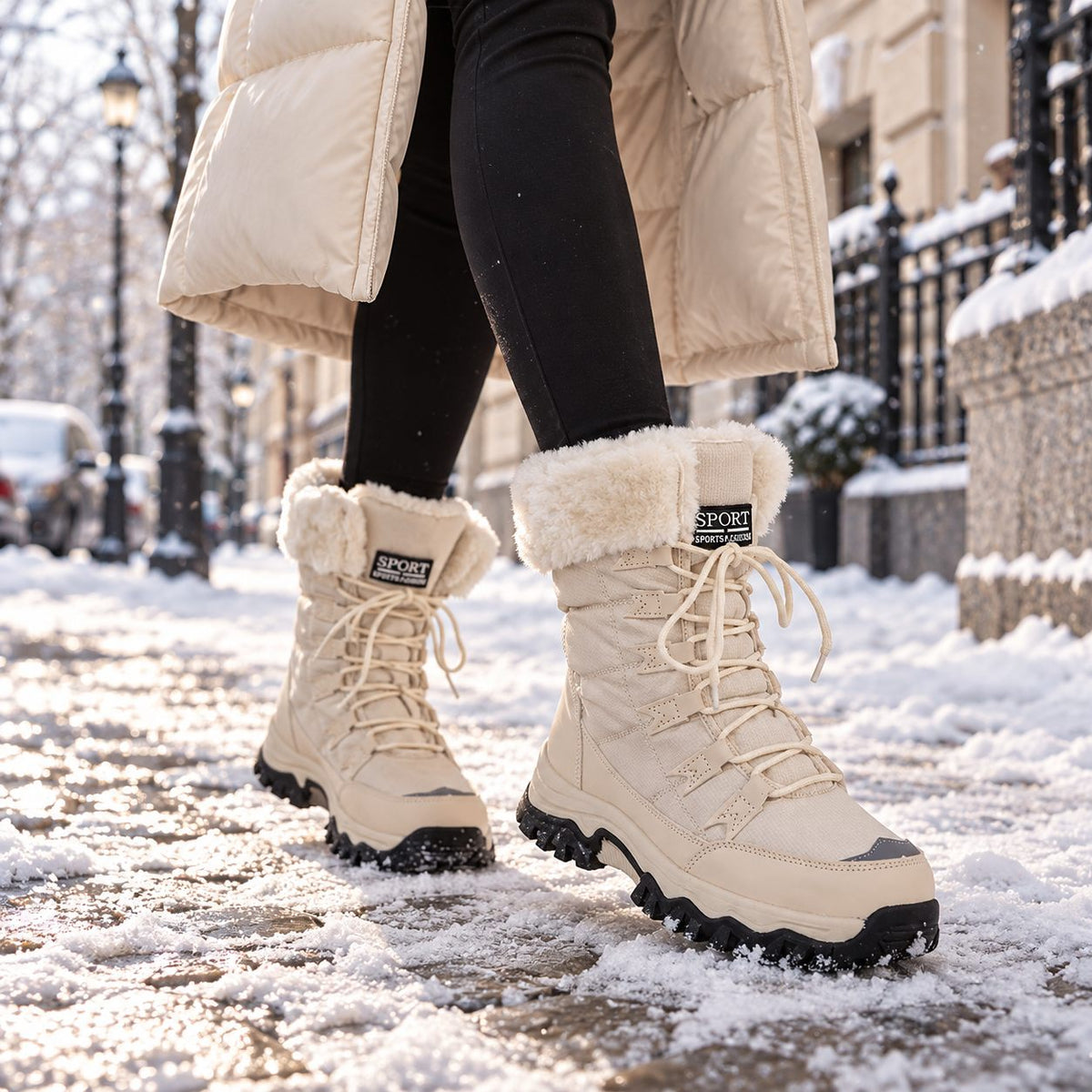 Peak Women's Waterproof Winter Boots — Insulated, Non-Slip Sole 1