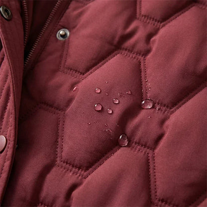 Thames Women's Longline Hooded Puffer — Waterproof & Windproof Coat 5