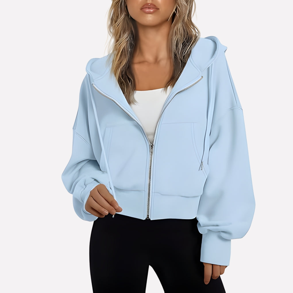 Weekender Women's Zip-Up Hoodie — Relaxed Fit Hooded Sweatshirt 15