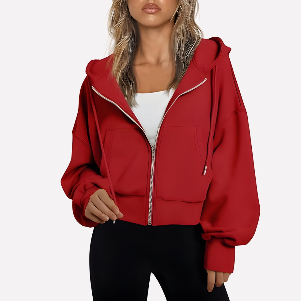 Weekender Women's Zip-Up Hoodie — Relaxed Fit Hooded Sweatshirt 5