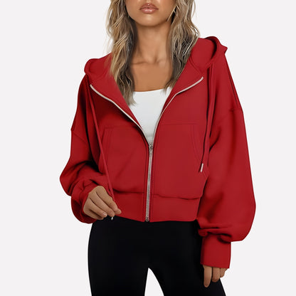 Weekender Women's Zip-Up Hoodie — Relaxed Fit Hooded Sweatshirt 5