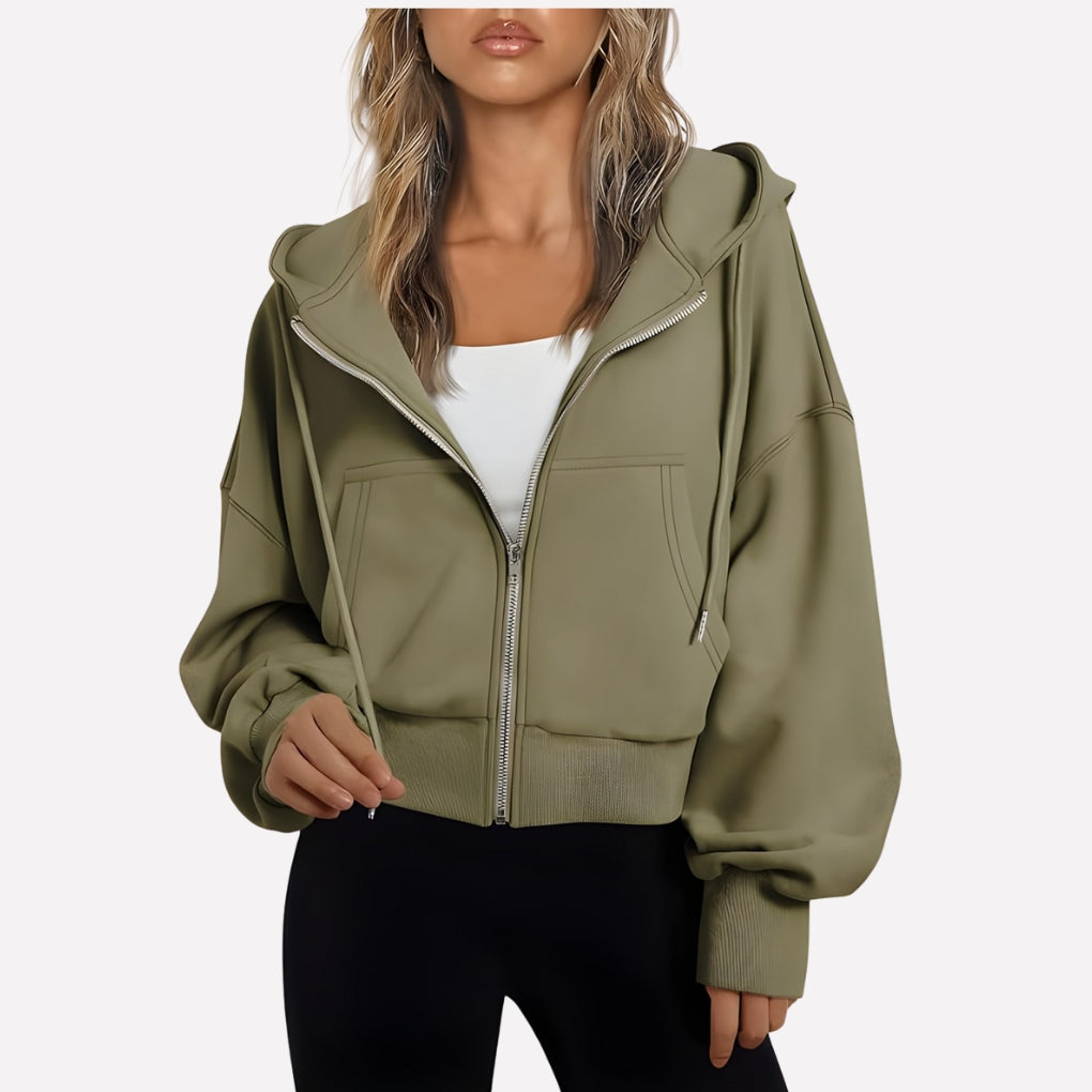 Weekender Women's Zip-Up Hoodie — Relaxed Fit Hooded Sweatshirt 8