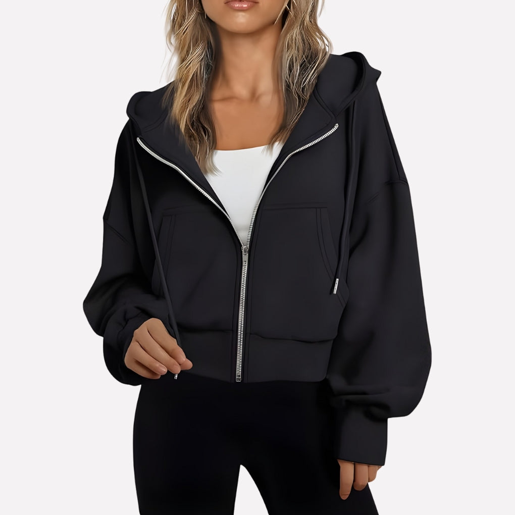 Weekender Women's Zip-Up Hoodie — Relaxed Fit Hooded Sweatshirt 9