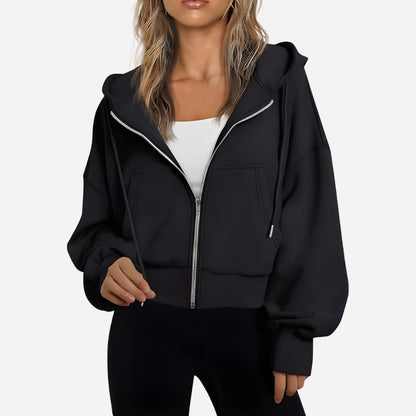 Weekender Women's Zip-Up Hoodie — Relaxed Fit Hooded Sweatshirt 9