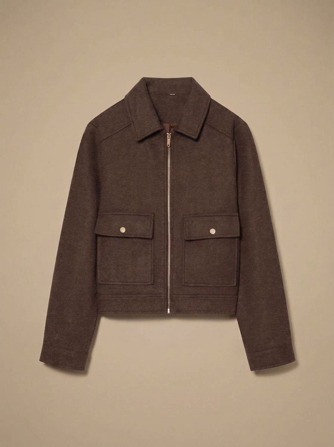 Women's Cropped Stand-Collar Button-Front Coat 10