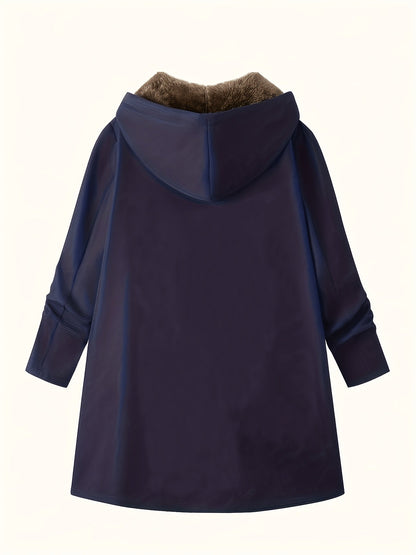 Rydal Women's Longline Hooded Coat — Lined Zip-Up Winter Coat 19
