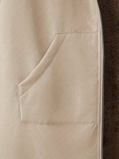 Rydal Women's Longline Hooded Coat — Lined Zip-Up Winter Coat 5