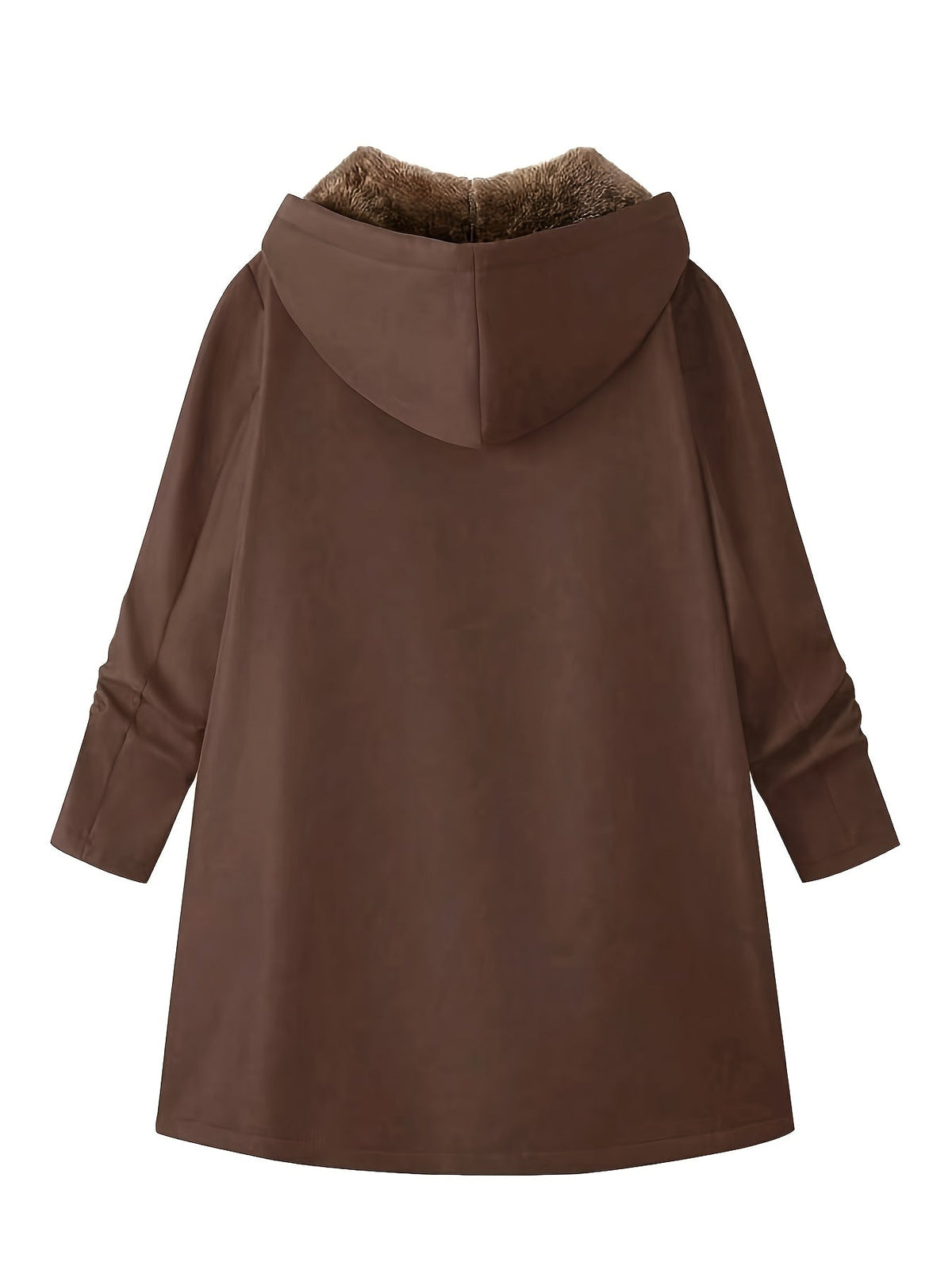 Rydal Women's Longline Hooded Coat — Lined Zip-Up Winter Coat 9