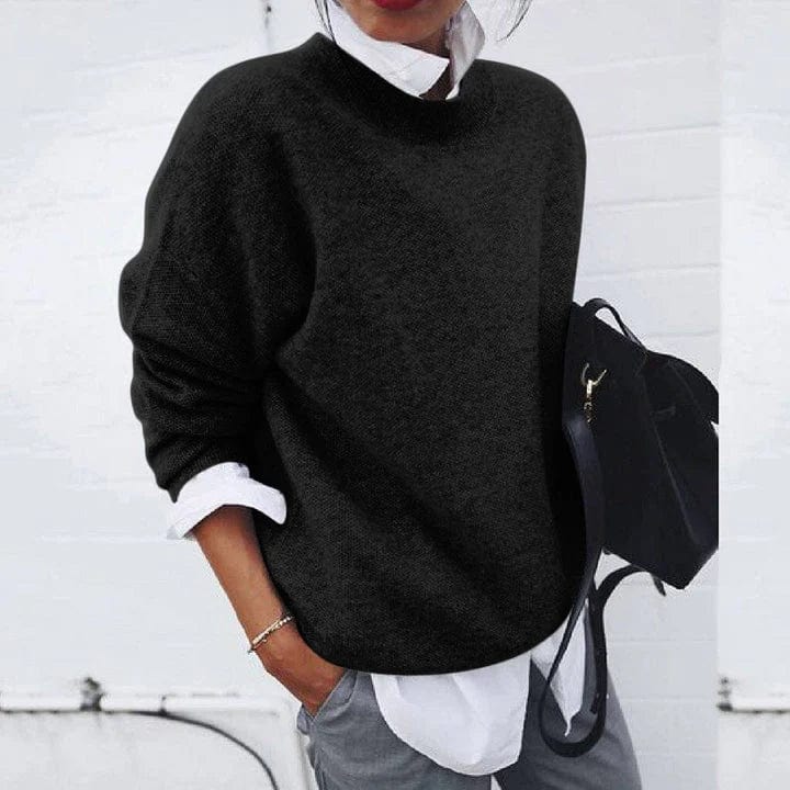 Women's Loose Fit Knit Sweater — Soft Cosy Pullover 5