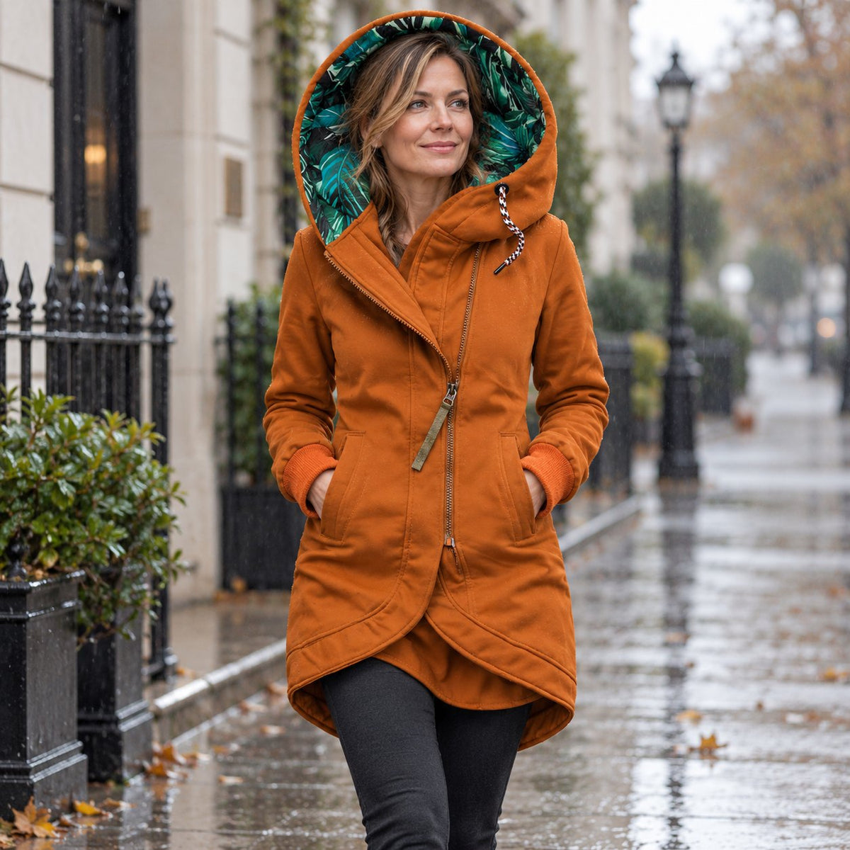Skye Women's Waterproof Softshell Parka — Windproof Hooded Coat 5