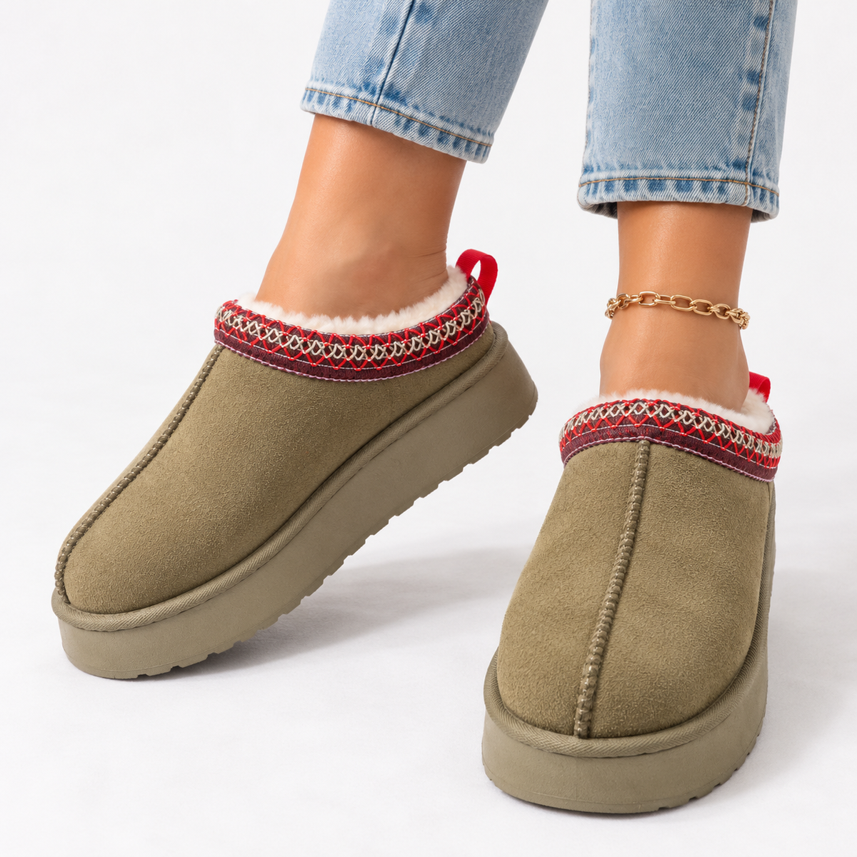 Women's Faux Fur Slippers – Warm Slip-On House Shoes 1